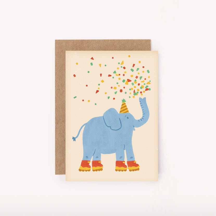 Elephant Mini Greeting Card