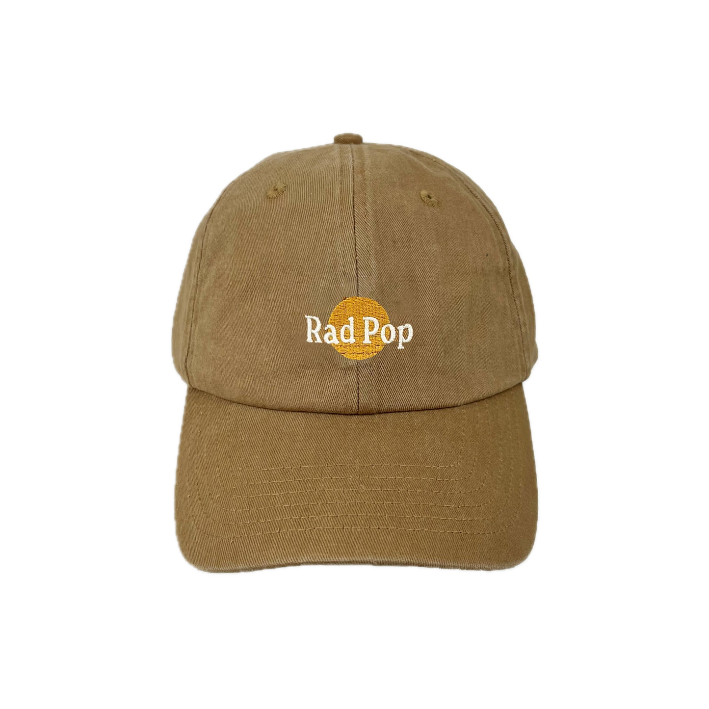 Rad Pop Desert Sand Washed Baseball Cap
