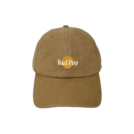 Rad Pop Desert Sand Washed Baseball Cap