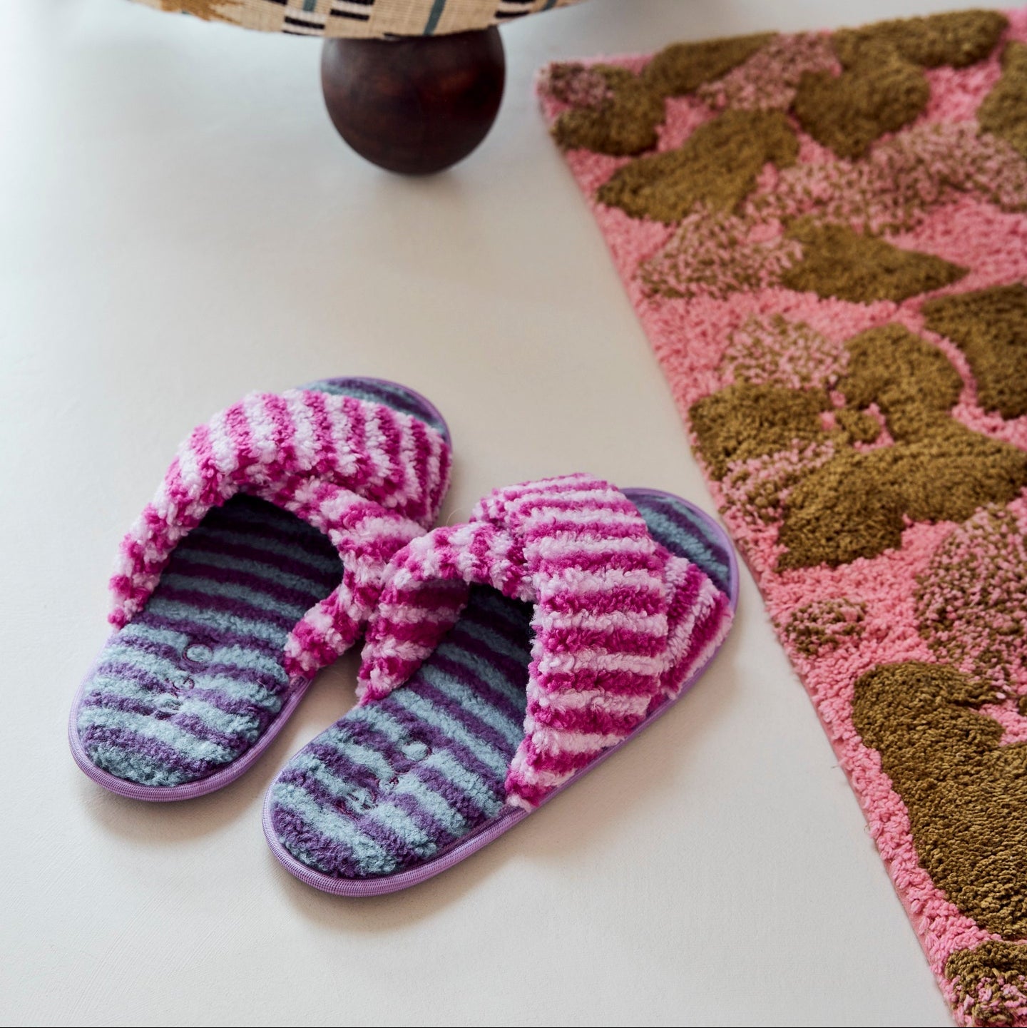 Berry Crumble Sherpa Adult Slippers