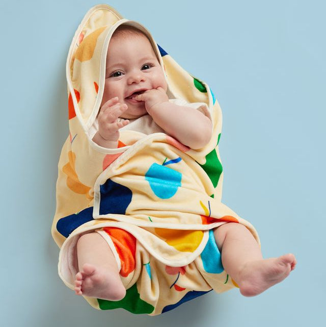 Tiny Orchard Baby Hooded Towel