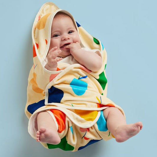 Tiny Orchard Baby Hooded Towel