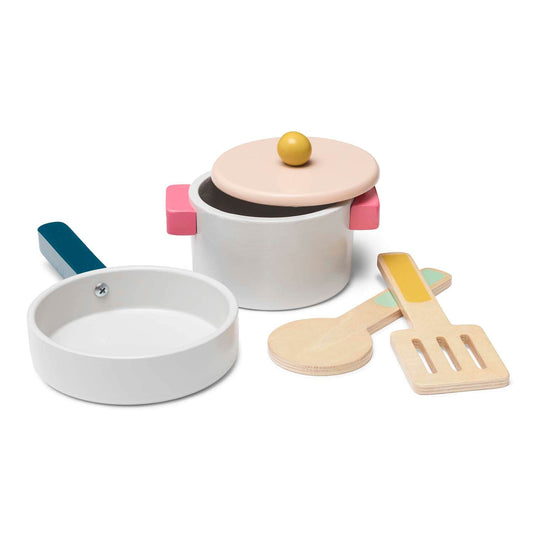 Wooden Pot & Pan Set