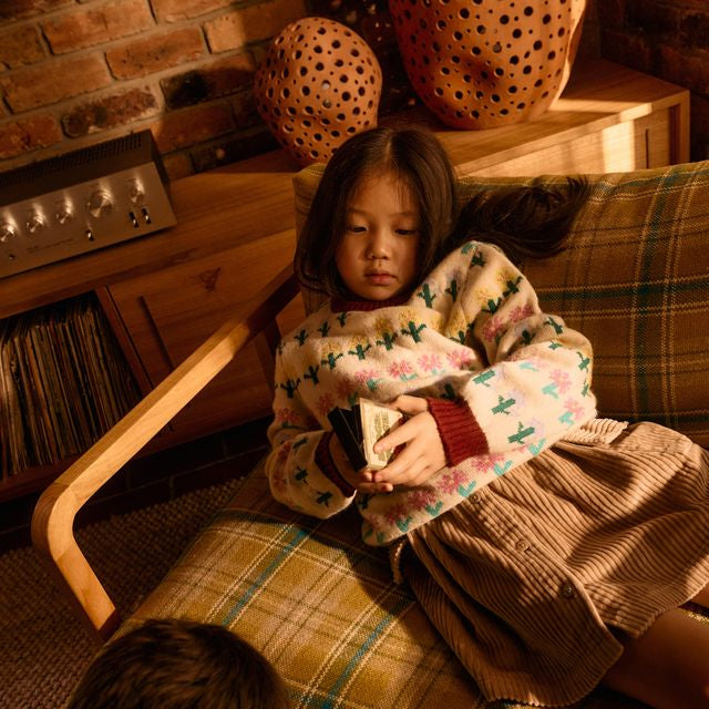 Flower Garden Knit Kids Jumper