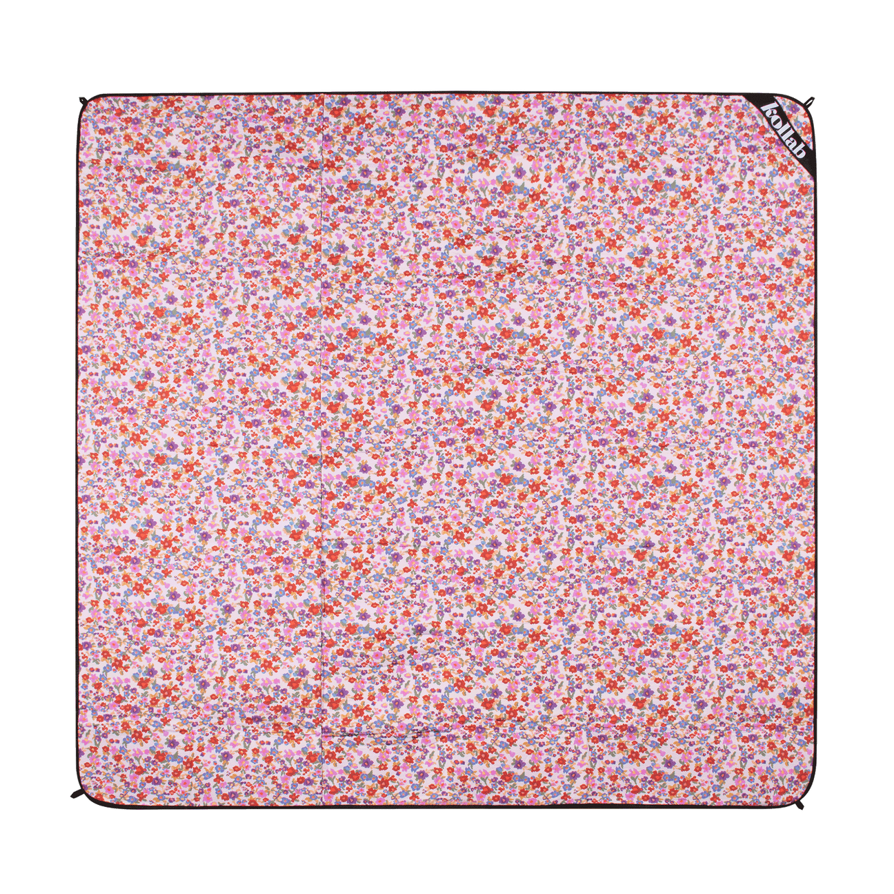 Retro Bloom Large Picnic Mat