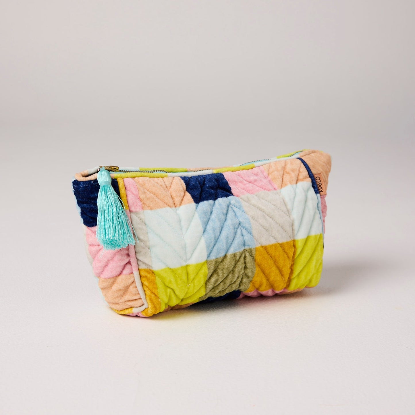 Florida Tartan Velvet Toiletry Bag