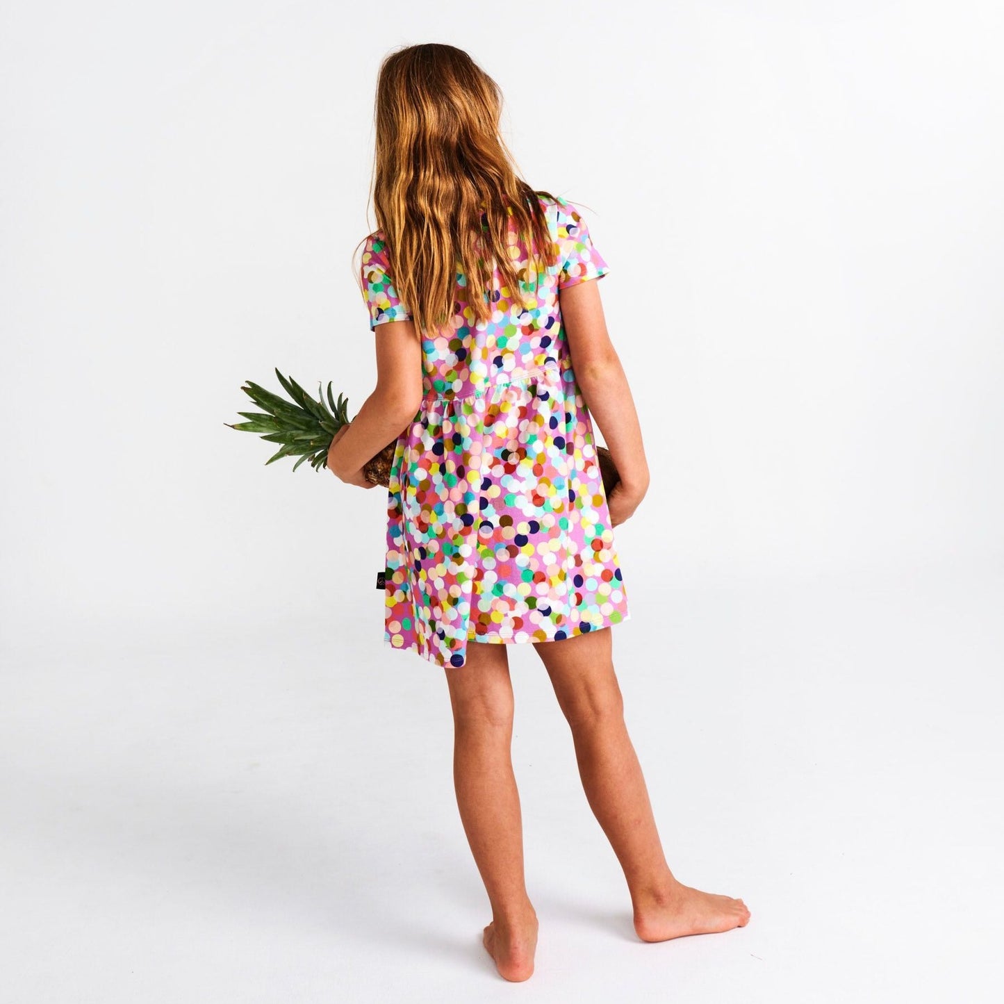 Confetti Pink Organic Cotton Everyday Dress