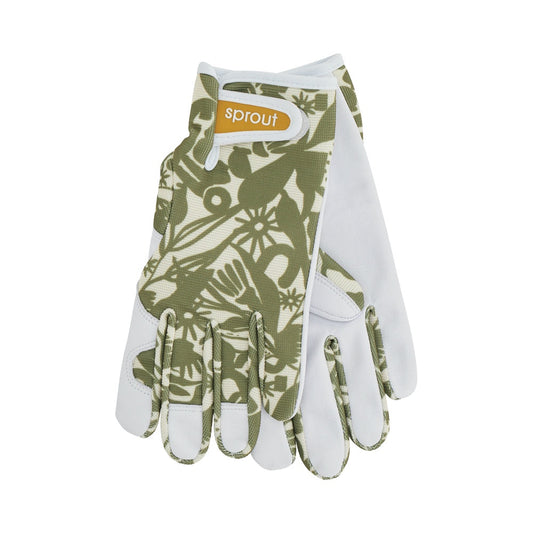 Goatskin Garden Gloves  Abstract Gum