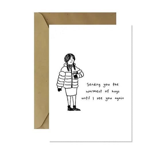 Warm Hugs Greeting Card
