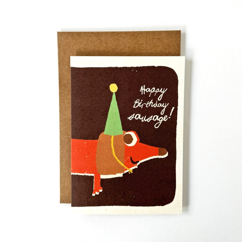 Birthday Sausage Greeting Card