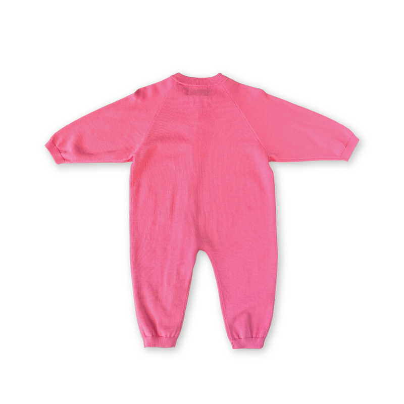 Organic Essential Sorbet Baby Zip Starsuit