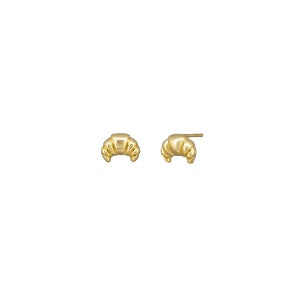 Croissant Gold Studs