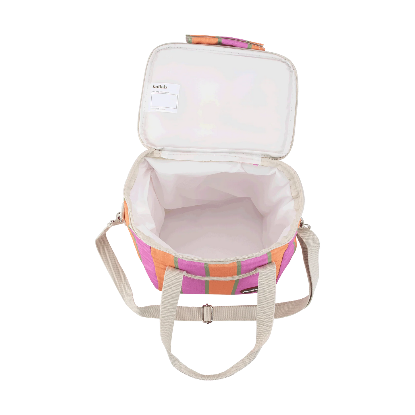 Sunset Stripe Mini Cooler