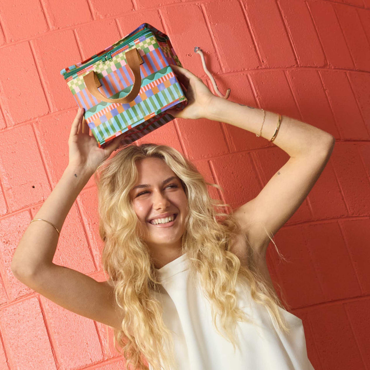 Blocks and Stripes Lunch Box