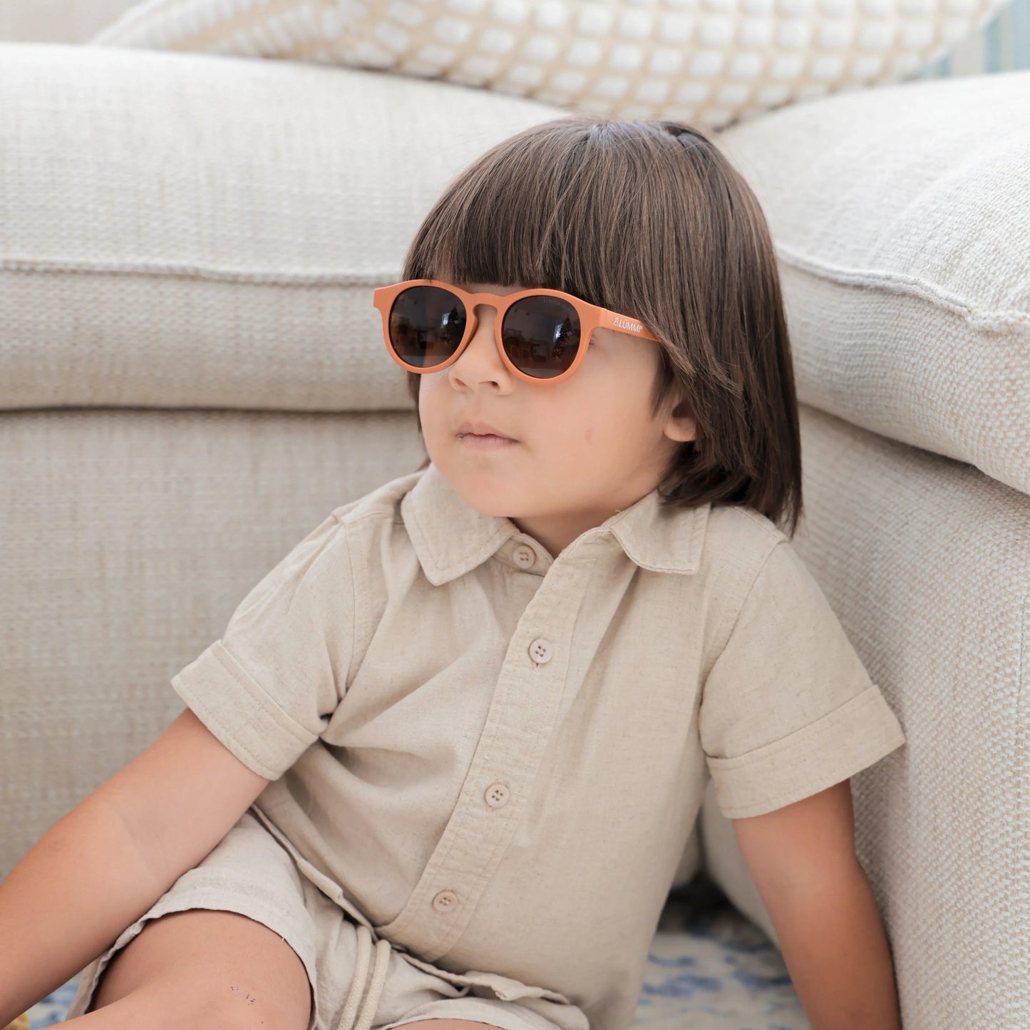 Terracotta Keyhole Baby & Kids Sunglasses