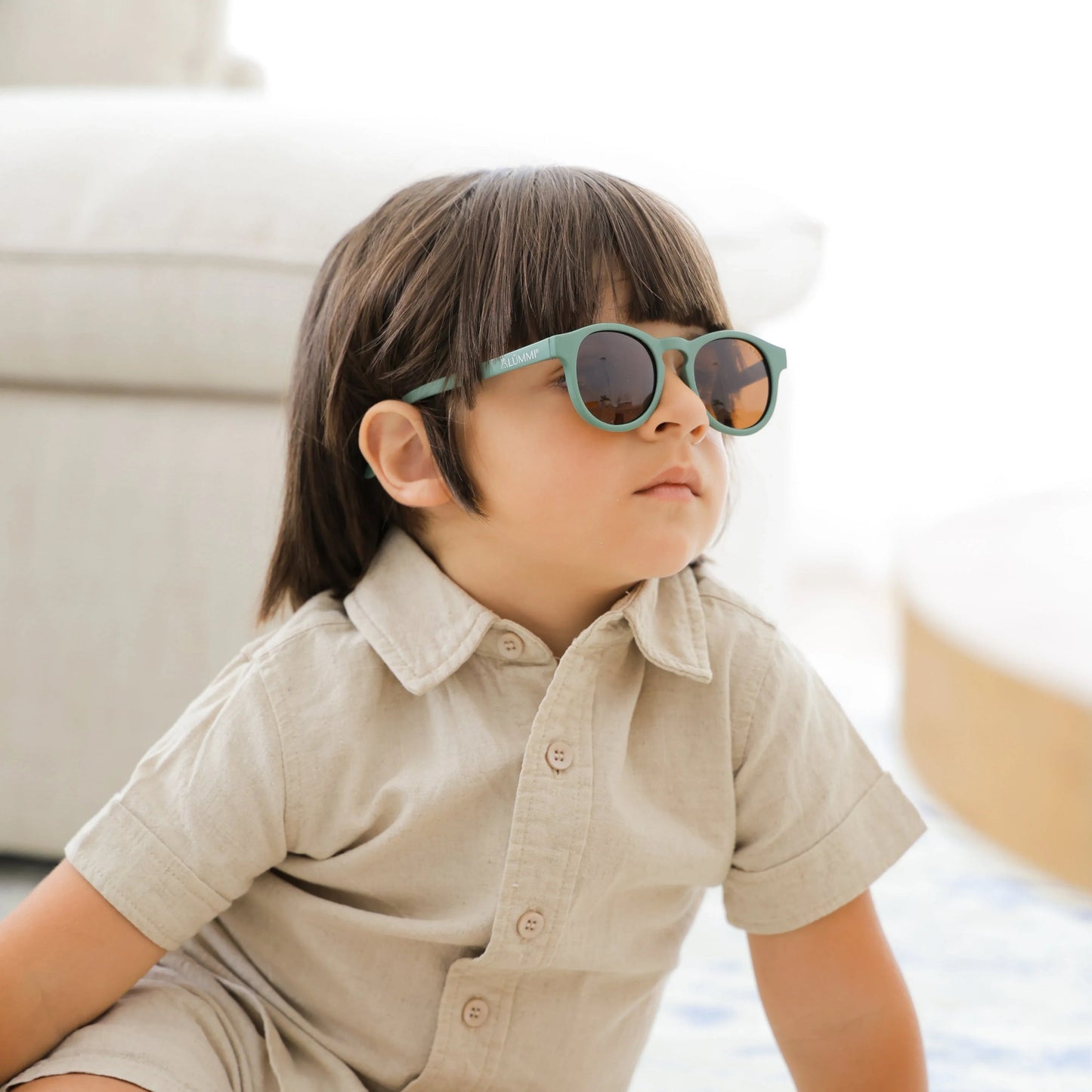 Sage Keyhole Baby & Kids Sunglasses