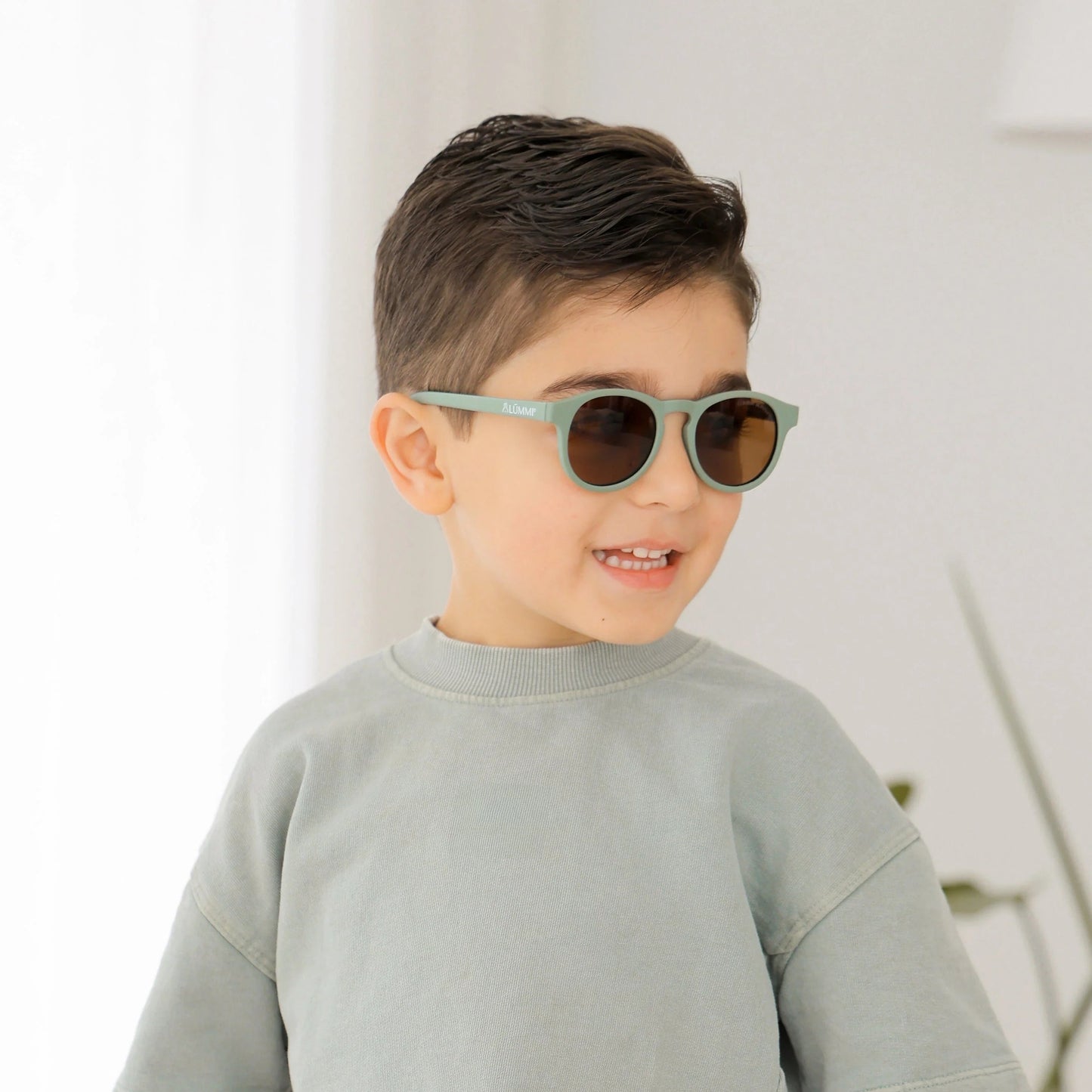 Sage Keyhole Baby & Kids Sunglasses
