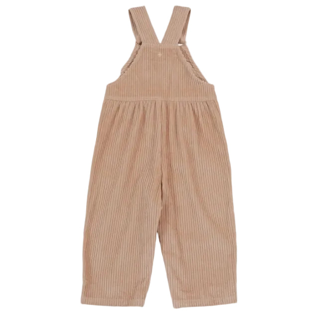Sammy Corduroy Tan Baby Overalls