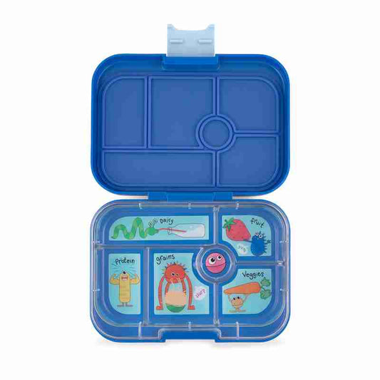 Yumbox Original 6 Compartment Bento Box Blue Monster