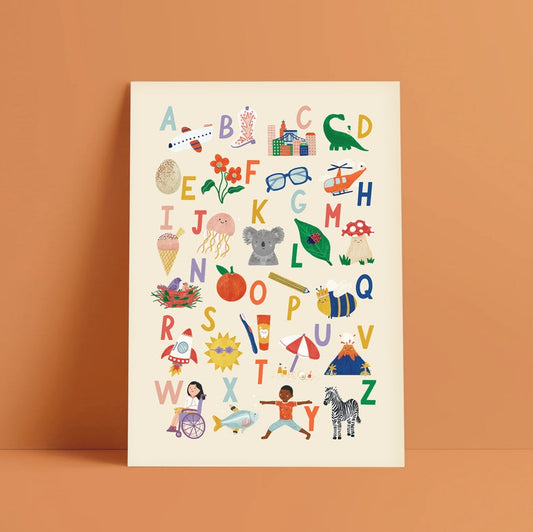 A-Z Alphabet Print