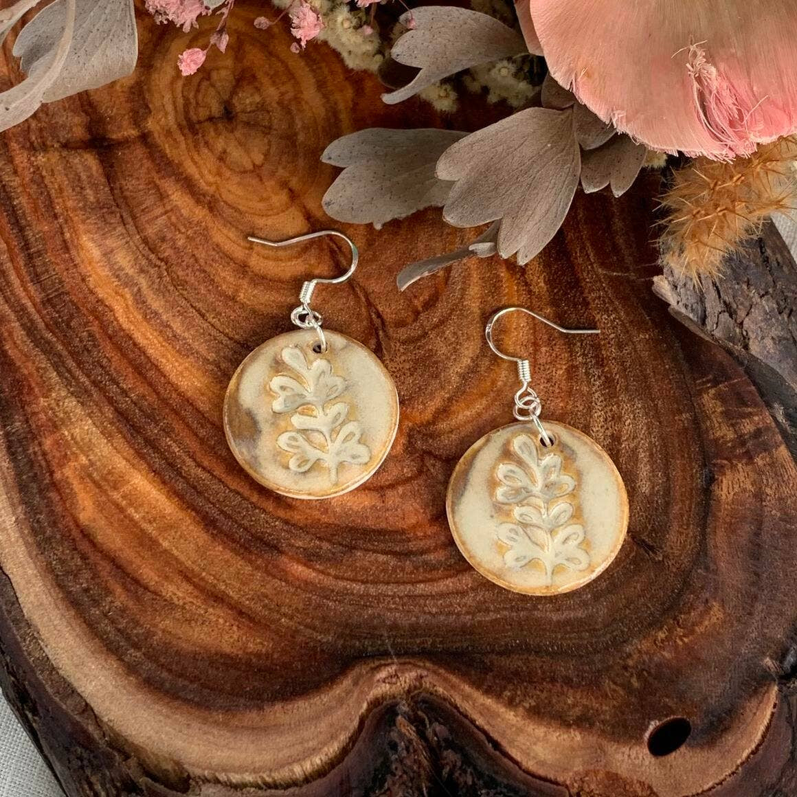 Bride Natural Porcelain Earrings