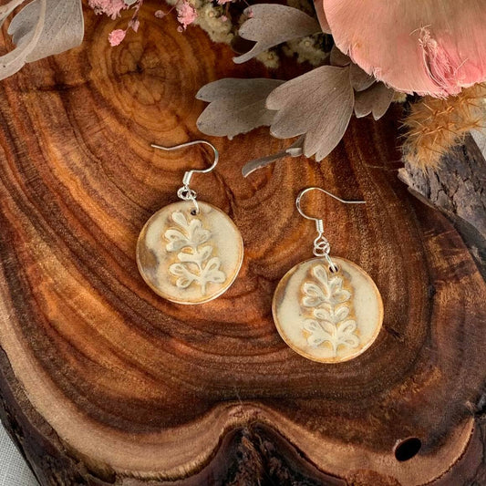 Bride Natural Porcelain Earrings