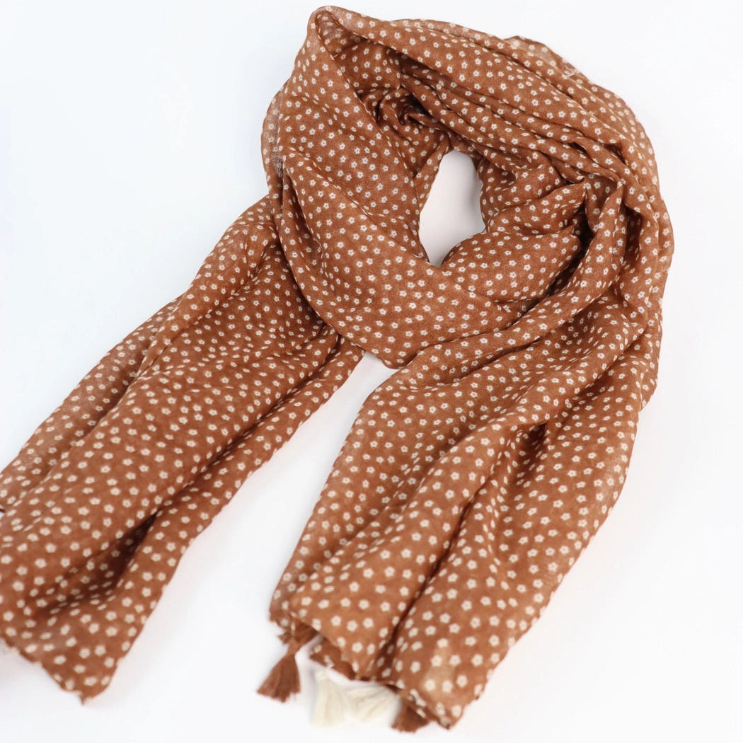 Tierra Tassel Lightweight Scarf