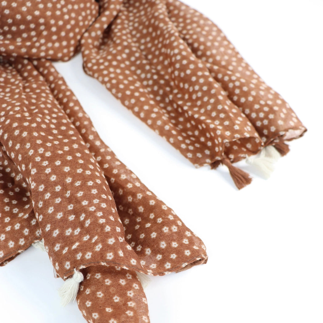 Tierra Tassel Lightweight Scarf