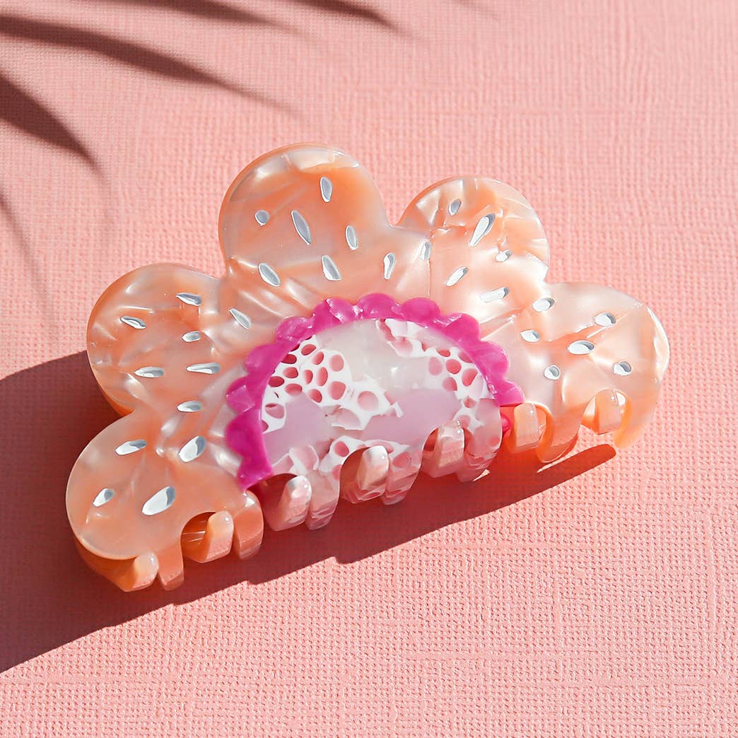 Pink Flower Claw