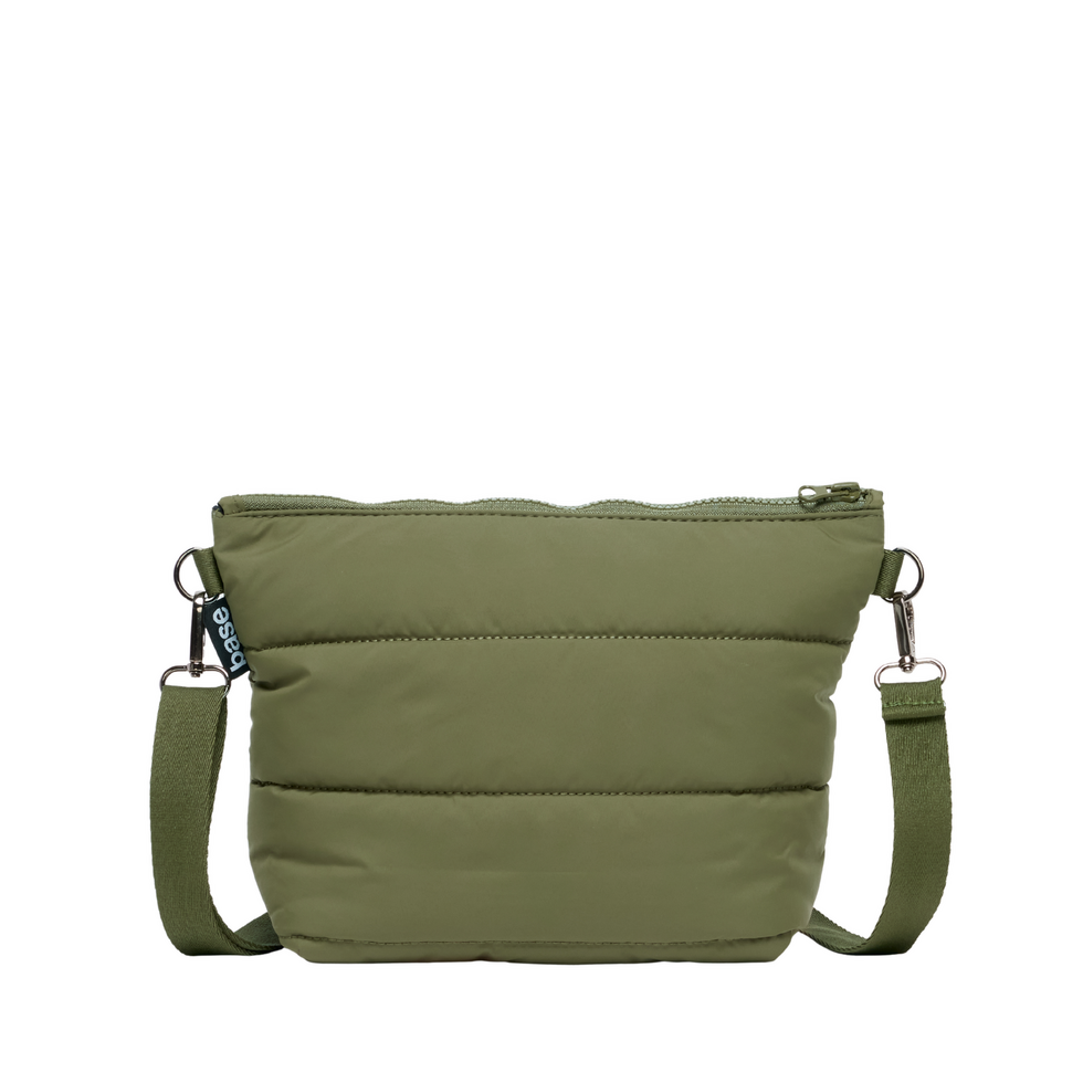 Khaki Stash Base Crossbody Bag