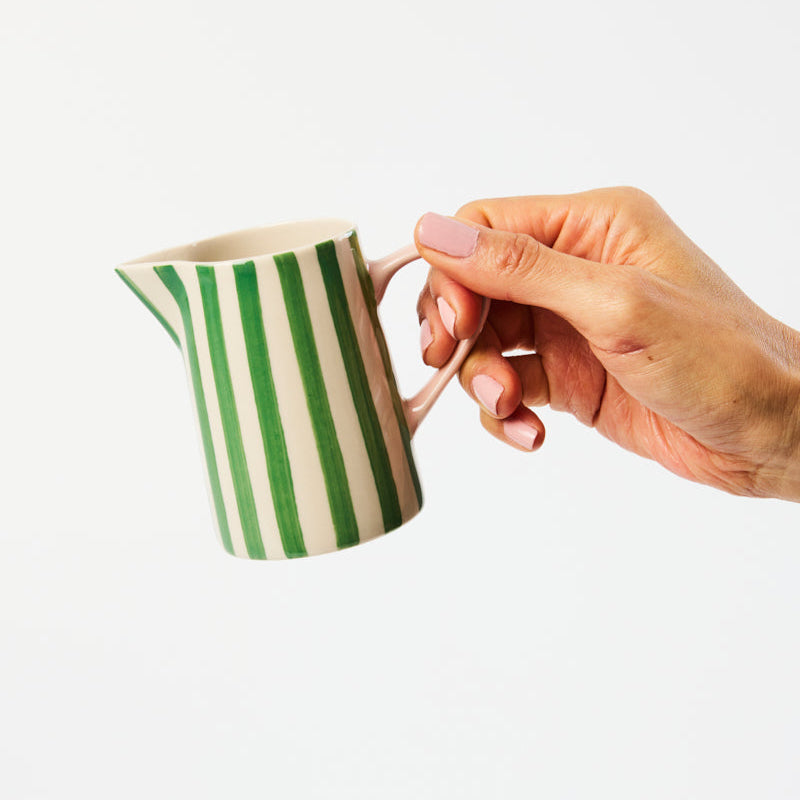 Bloomie Green Milk Jug