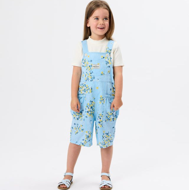 Floral Nikki Pocket Kids Shortall