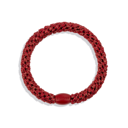 Holiday Red KKNEKKI Hair Tie