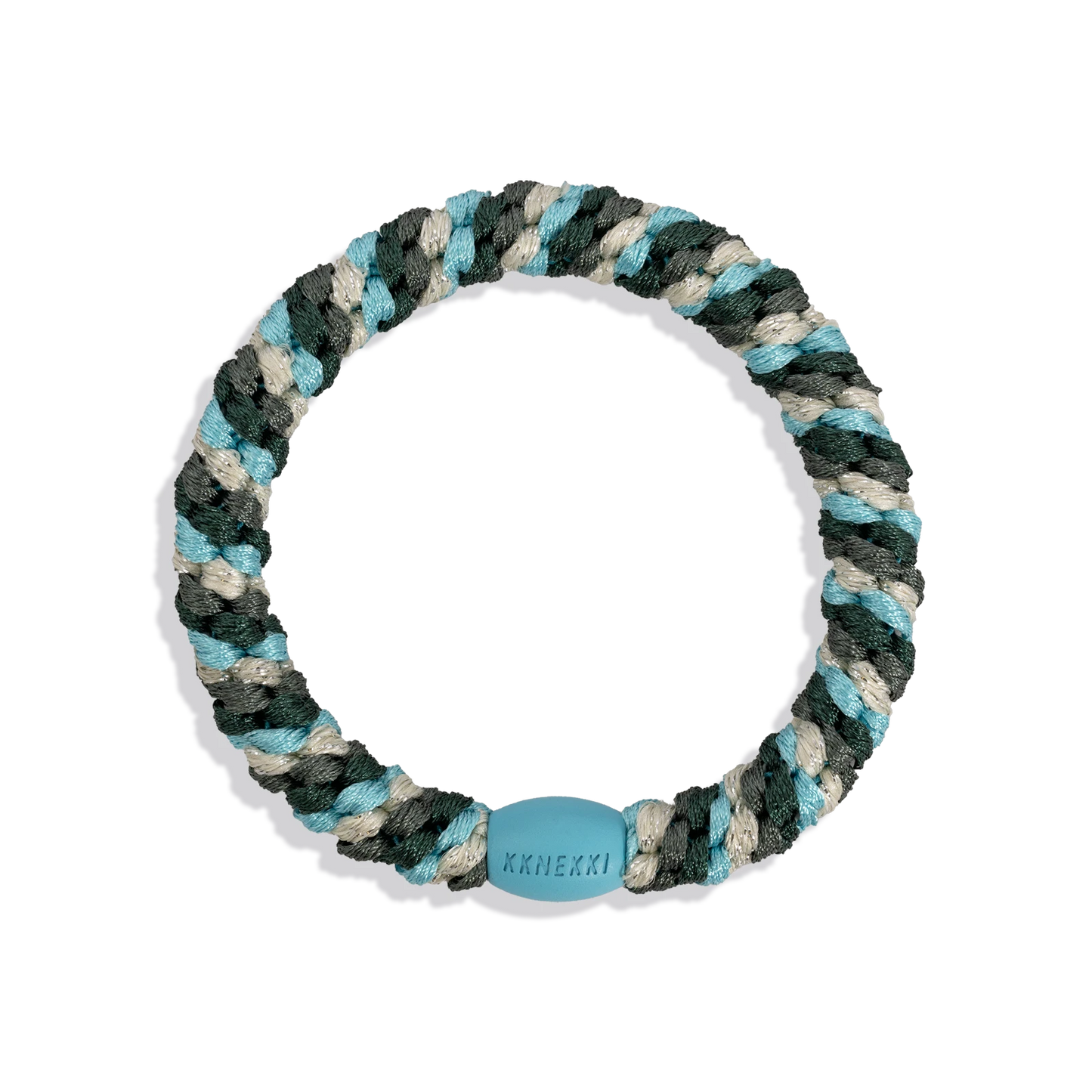Mix Turquoise Jungle Glitter KKNEKKI Hair Tie