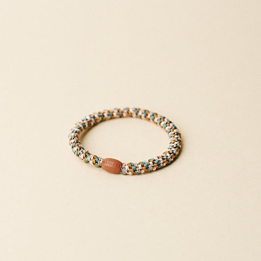 Mix Terracotta Teal Slim KKNEKKI Hair Tie