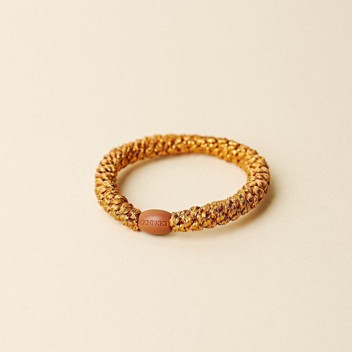 Burned Terracotta Glitter KKNEKKI Hair Tie