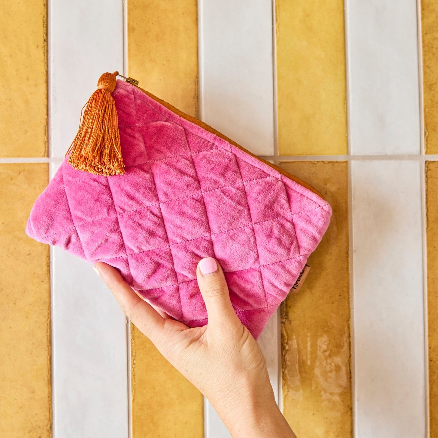 Pink Velvet Cosmetics Purse
