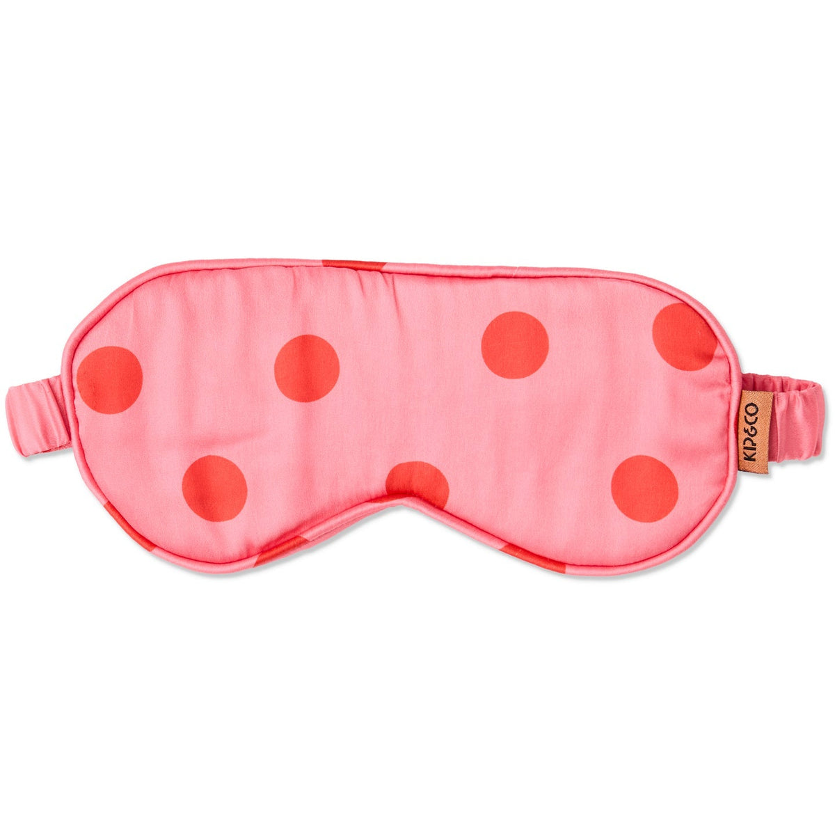 Polkadot Pink Eco Satin Eye Mask