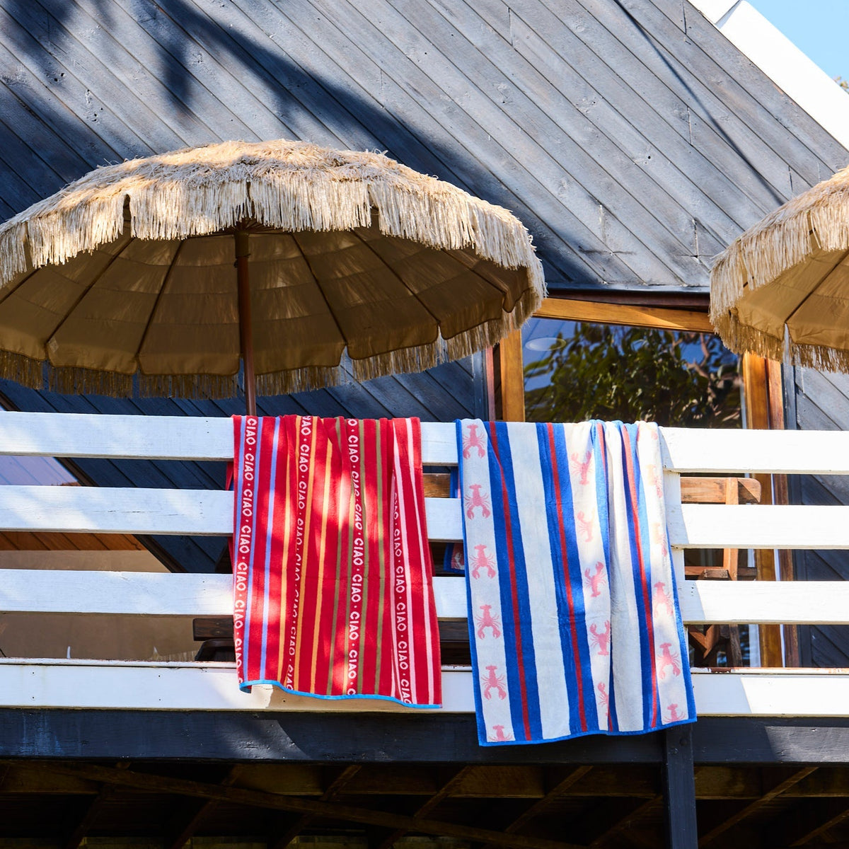 Lobster Fan Club Terry Beach Towel
