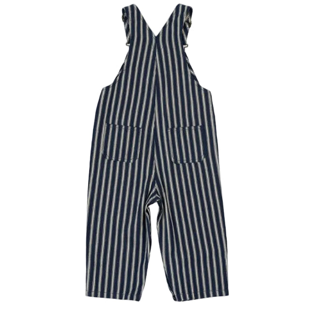 Railroad Stripe Austin Baby Overalls