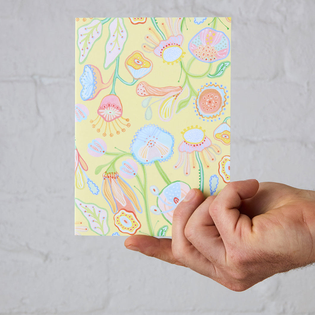 Limoncello Bohemian Blooms Greeting Card