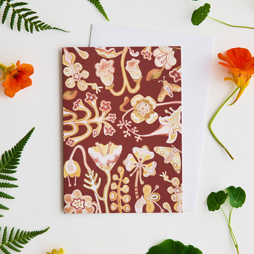 Bohemian Dusk Greeting Card