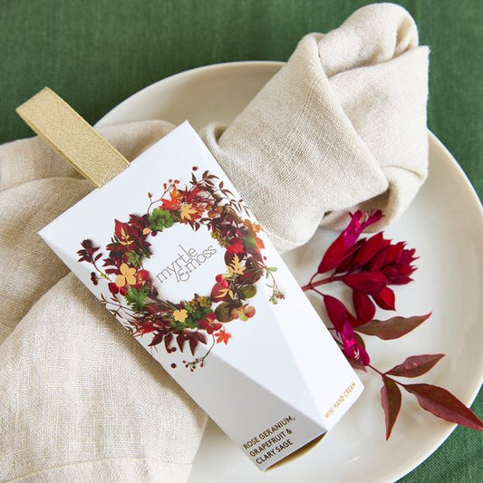 Rose Geranium, Grapefruit & Clary Sage Hand Cream Wreath Ornament