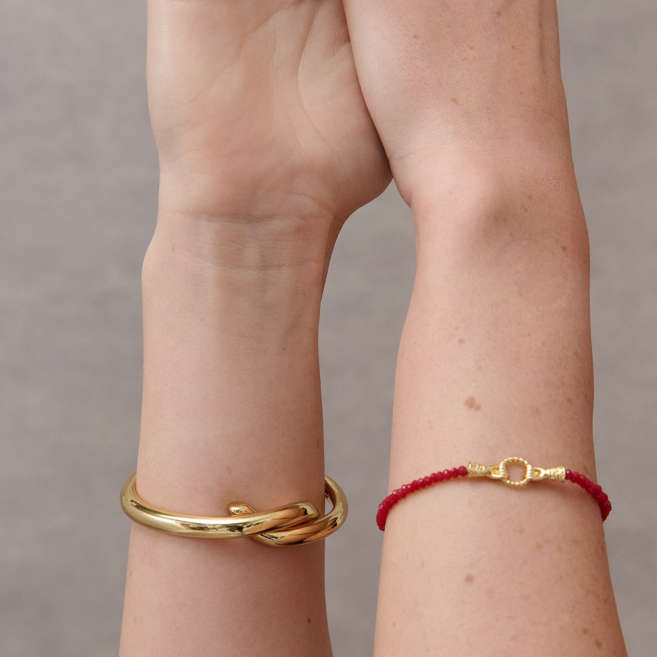 Harry 18K Gold Plated  Red Bracelet