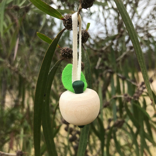 Natural Apple Ornament