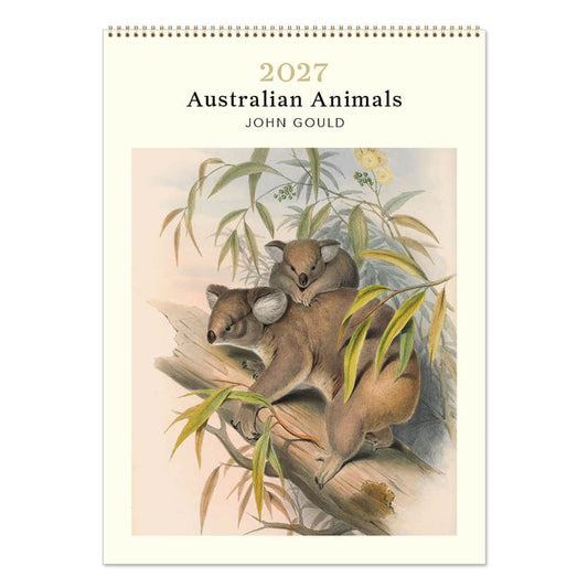 John Gould Australian Animals 2027 Calendar