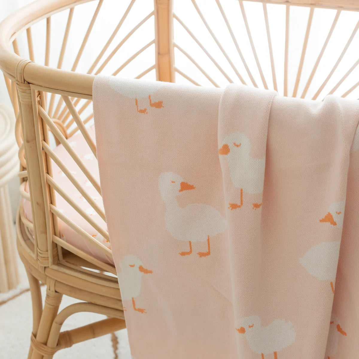 Pink Ducks Blanket