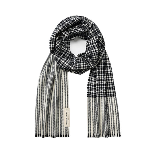 Bask Charcoal Merino Wool Scarf