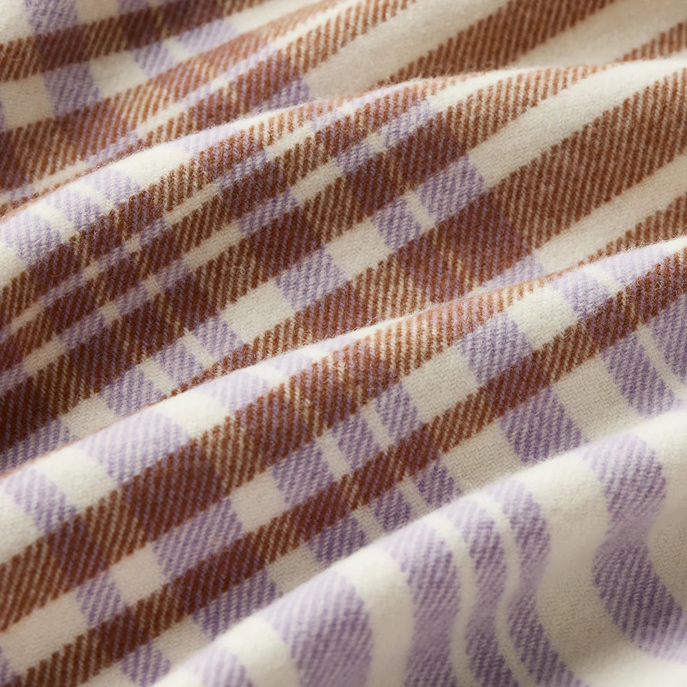 Bask Orchid Merino Wool Throw