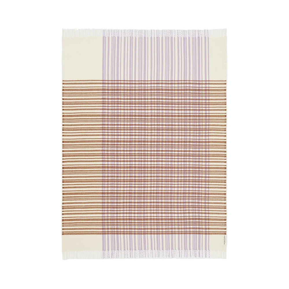 Bask Orchid Merino Wool Throw